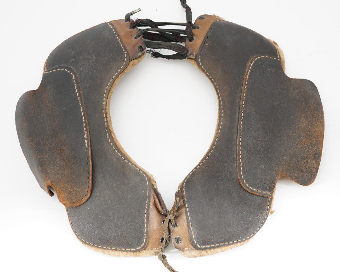 Vintage Leather Football Shoulder Pads