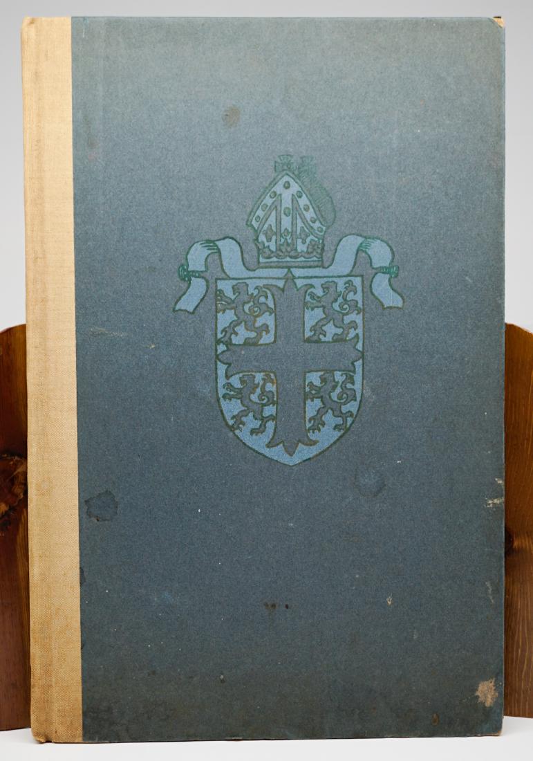 Philobiblon of Richard de Bury 1925: Philobiblon of Richard de Bury, Bishop of Durham 1925. Grabhorn Press. The Book Club of California. Limited edition 85/200. Rough-cut edges. 41 pp. Folio cove with cloth backed boards. Coat of Arms fr
