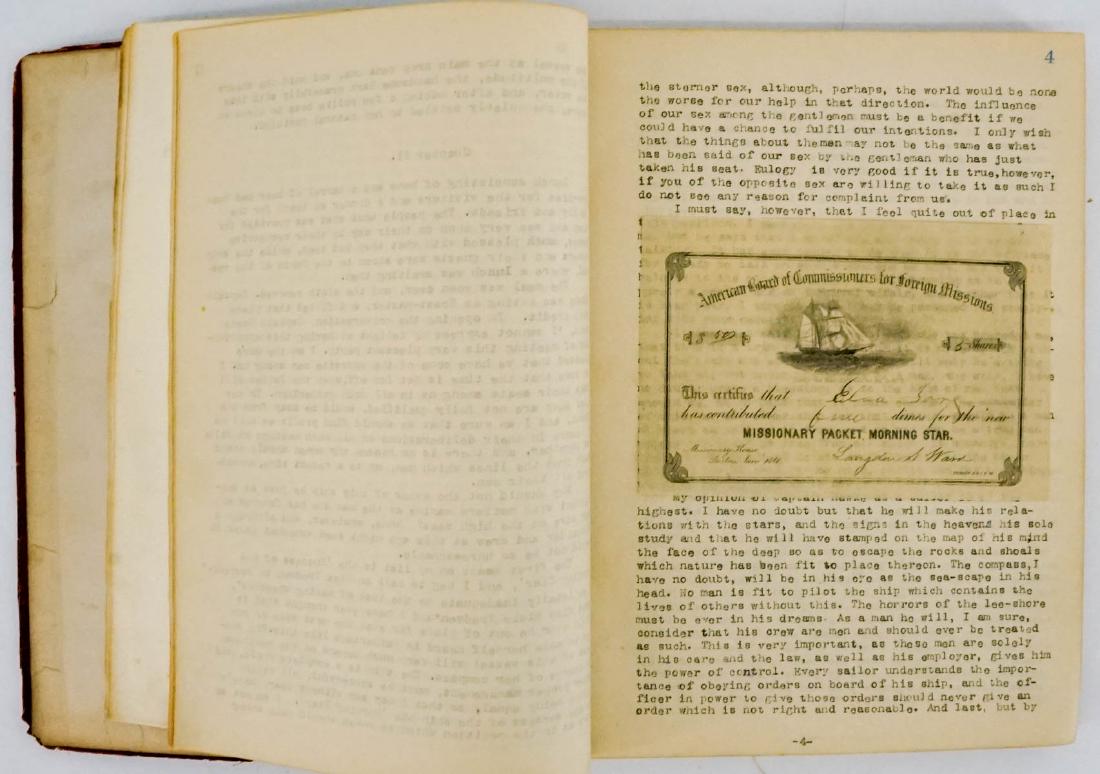 Manuscript; Unpublished Novel: Manuscript, Unpublished Novel titled Jack Barry and the Hawke. Notes on front endsheet state "Captain Hawke of the Morning Star". Typed manuscript softcover. Author, unknown. Date, unknown. "L. H. Lan