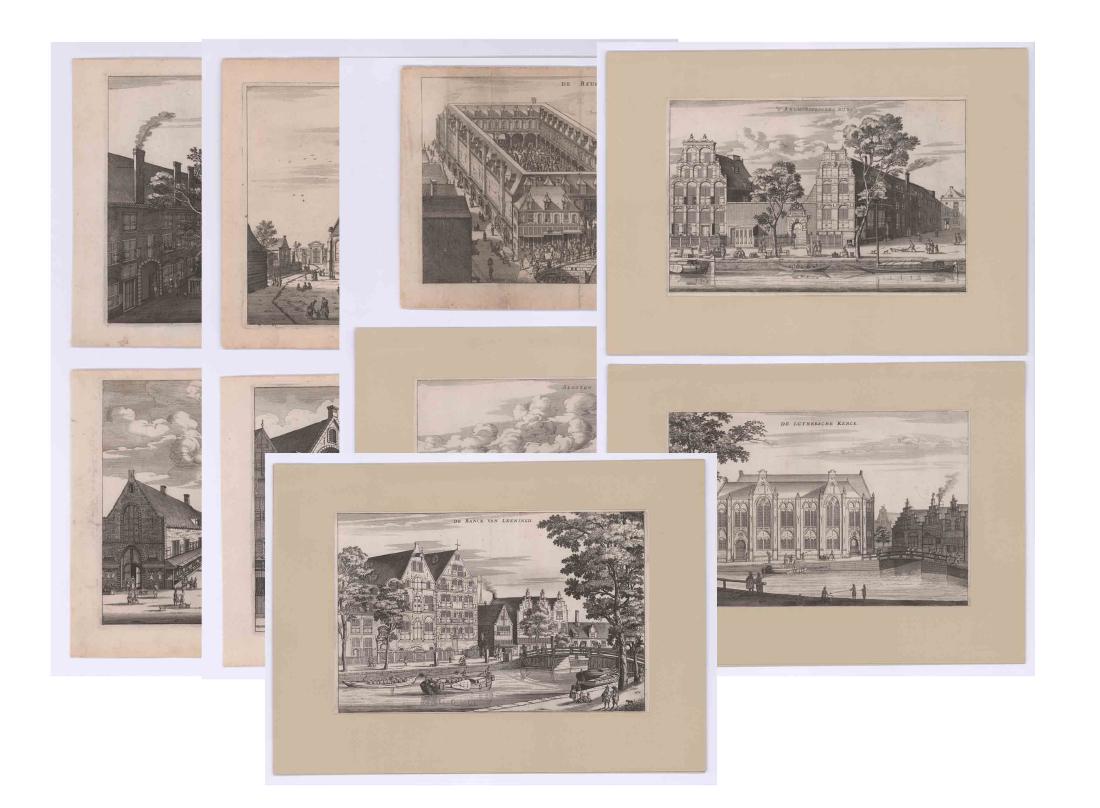 Ca.1623 Architectural Prints, Philip von Zesen (1 of 6)