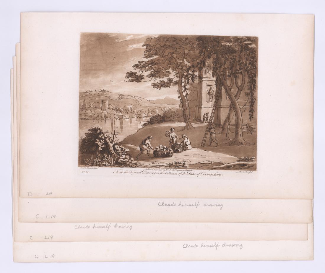 After Claude Lorrain (1600 - 1682) Etchings (4) (1 of 3)