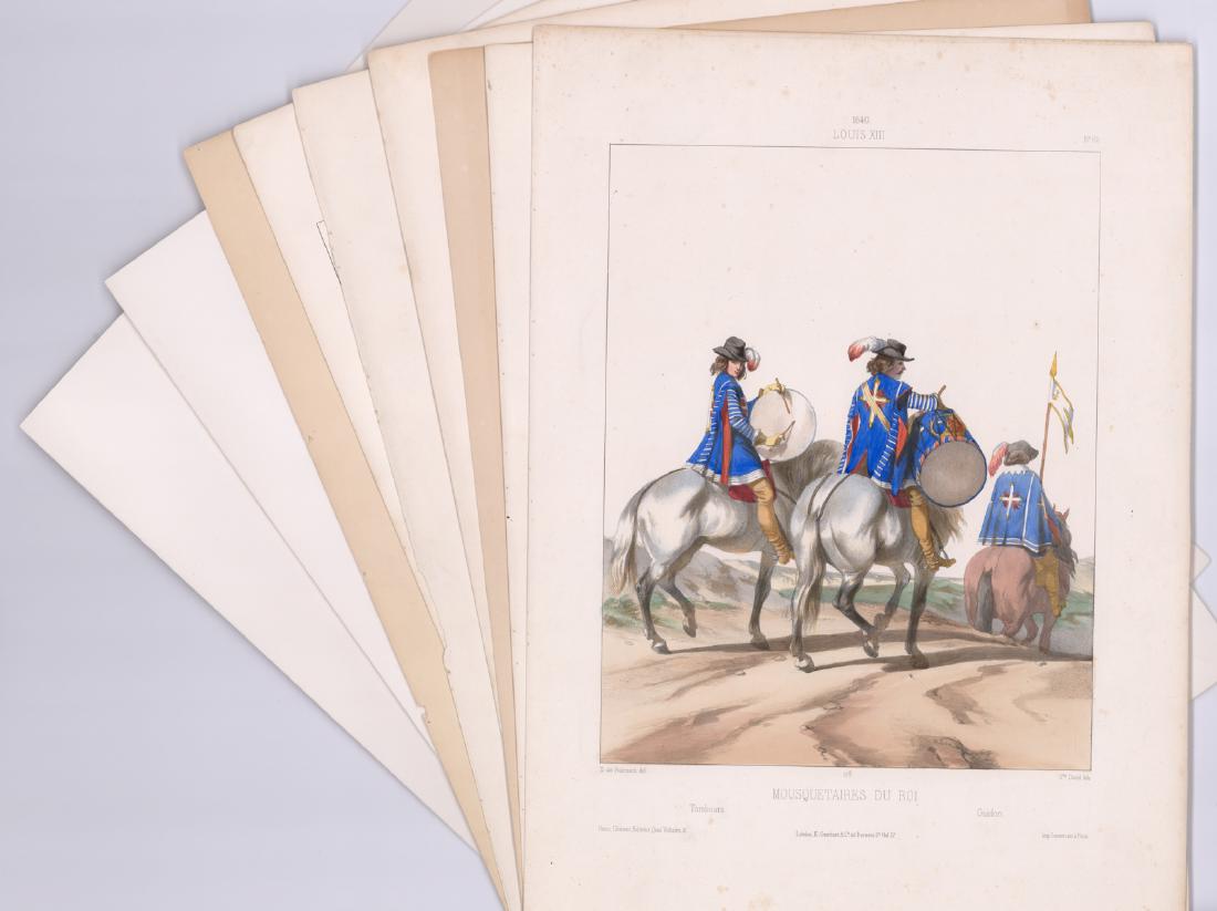 Ca.19th Century Military Uniforms Prints (10) (1 of 6)