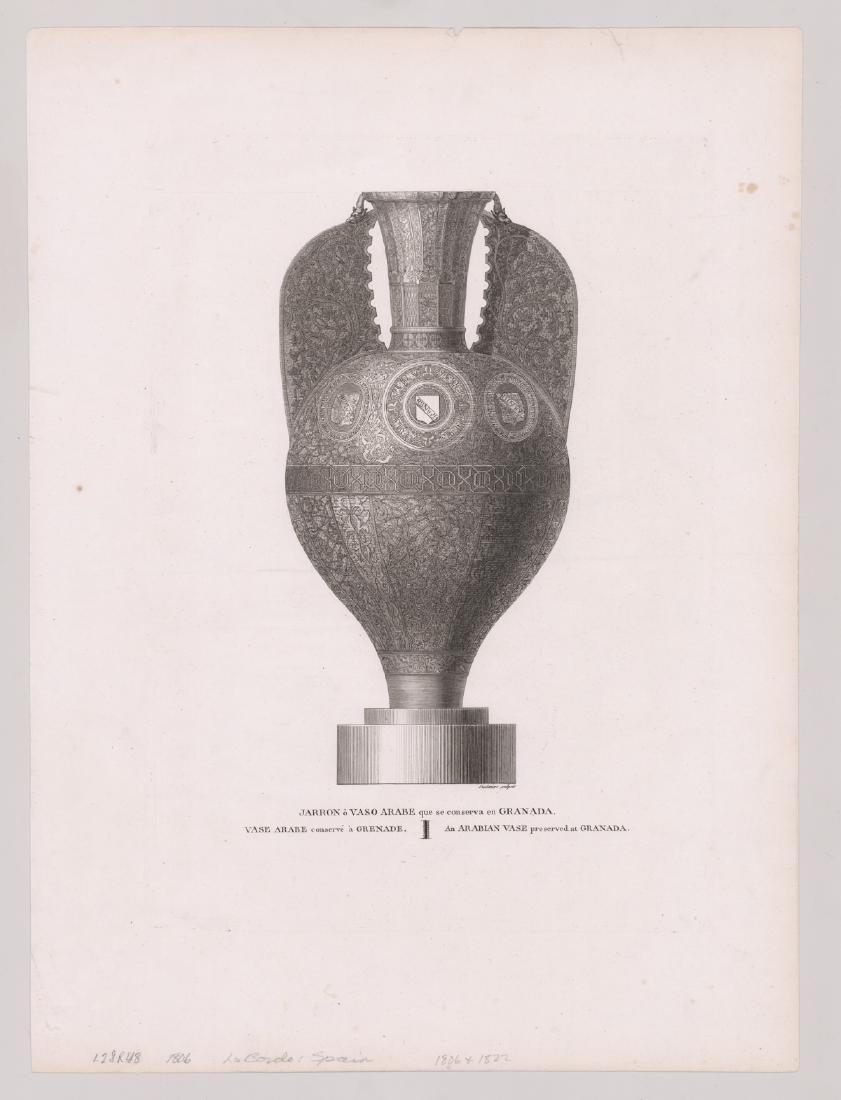 Ca.1806 La Borde Engraving of an Arabian Vase (1 of 1)