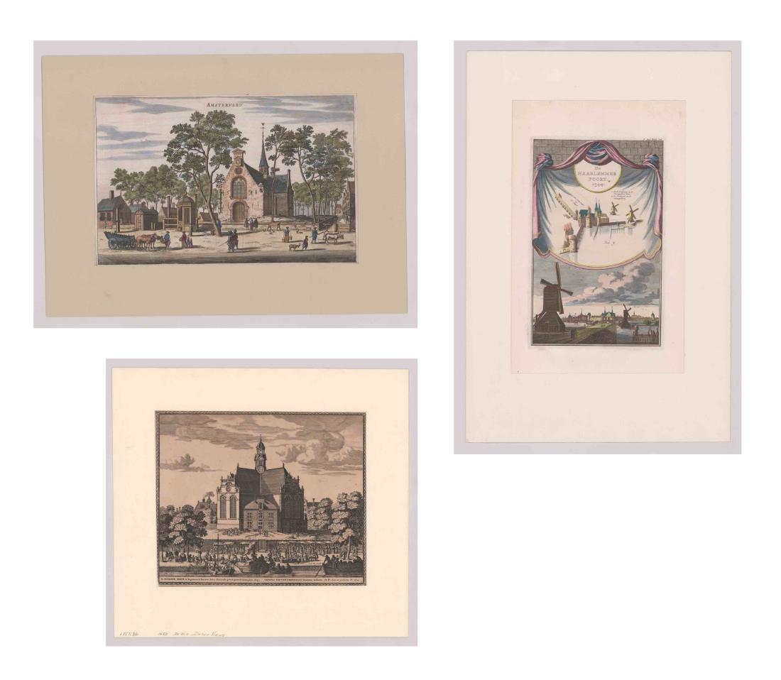 17th Century De Wit Dutch Views Engravings (1 of 4)