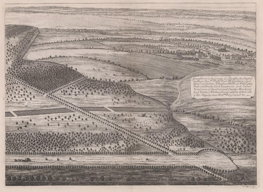 Dated 1749 After Jan Kip Map of England (1 of 3)