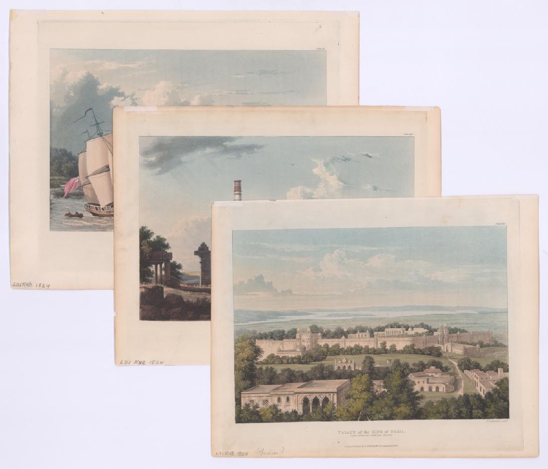Ca.1824 India and Deli Hand Colored Prints [3] (1 of 3)