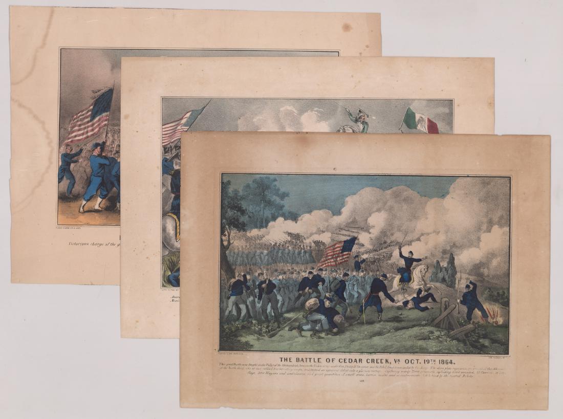 Currier and Ives Battle Scene Prints (3) (1 of 4)