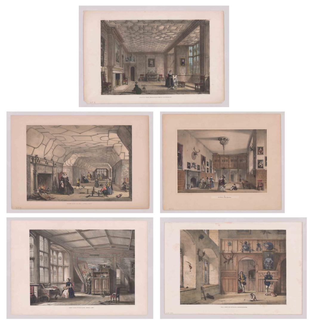 Joseph Nash (1809-1878) Colored Lithographs (5) (1 of 6)