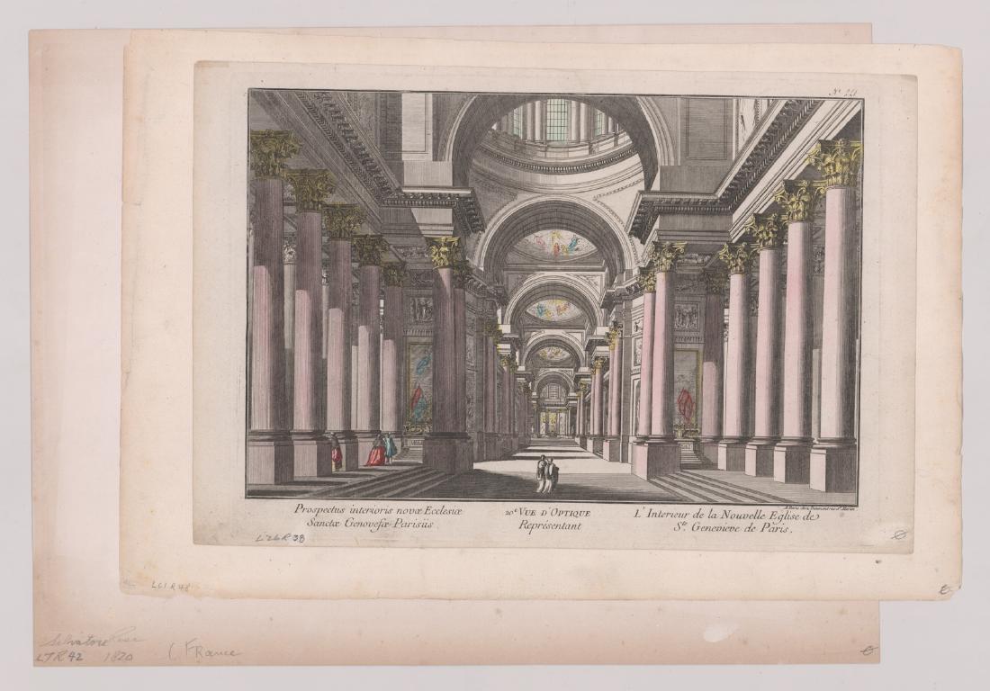 Three Early French Color Engravings (1 of 4)