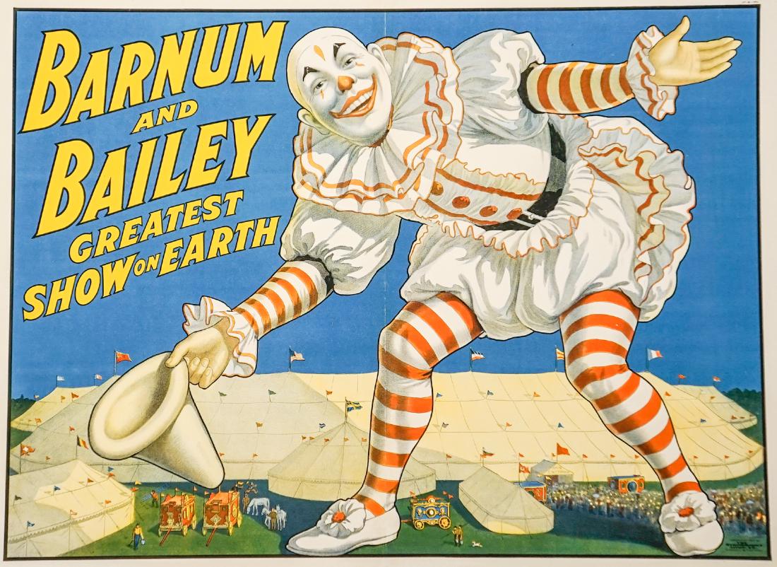 Barnum and Bailey Strobridge Circus Poster, 1917 (1 of 5)