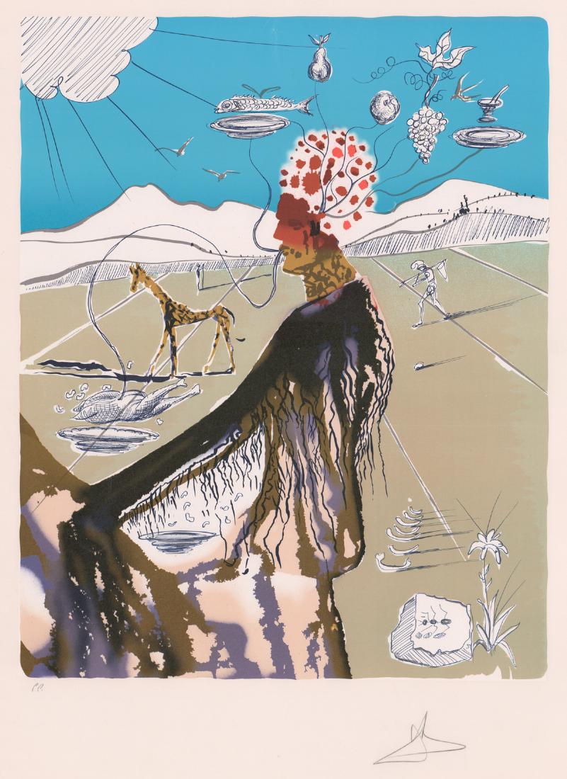 After Salvador Dali Print on Arches France Paper (1 of 5)
