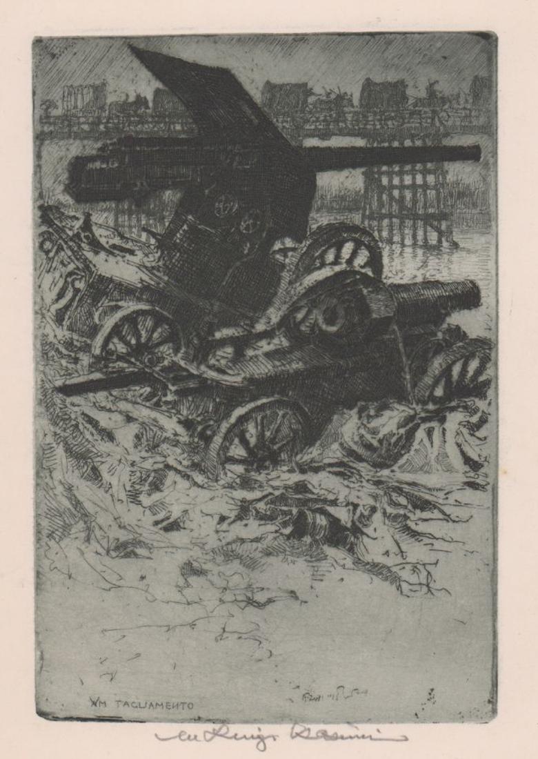 Luigi Kasimir Estate Signed Etching (1 of 5)