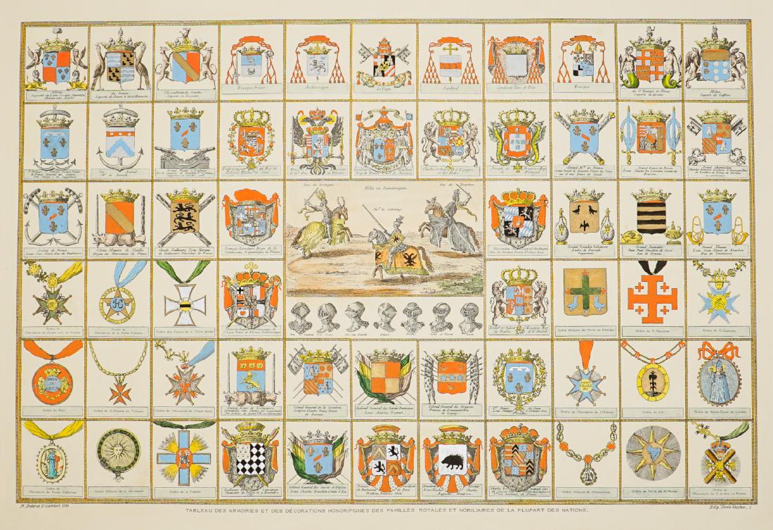 French Coats of Arms, Medals and Armor (1 of 4)