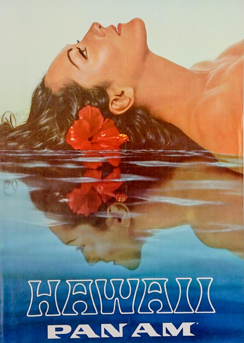 Vintage Pan Am Hawaii Travel Poster (1 of 4)