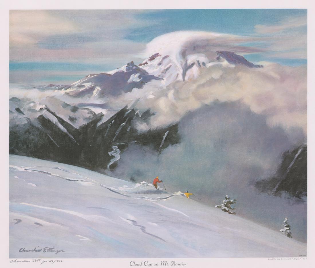 Churchill Ettinger Color Lithograph (1 of 6)