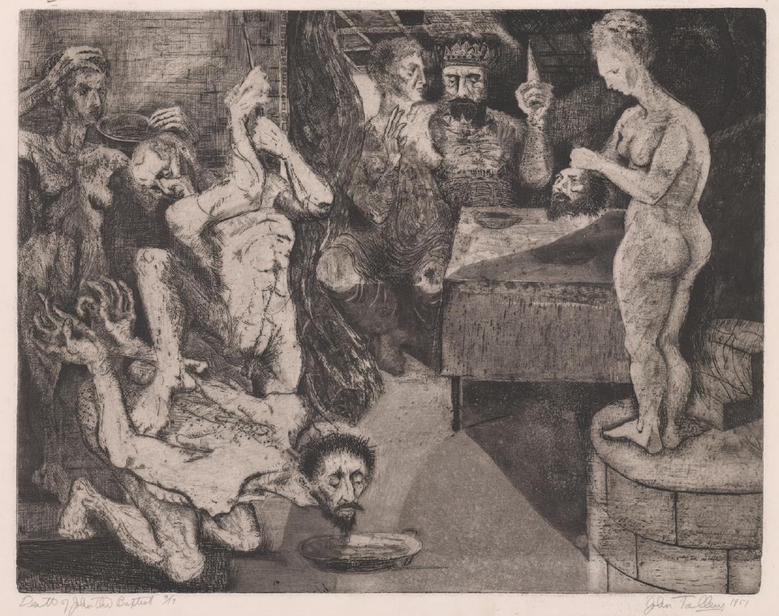 John Joseph Talleur (1925 - 2001) Etching (1 of 5)