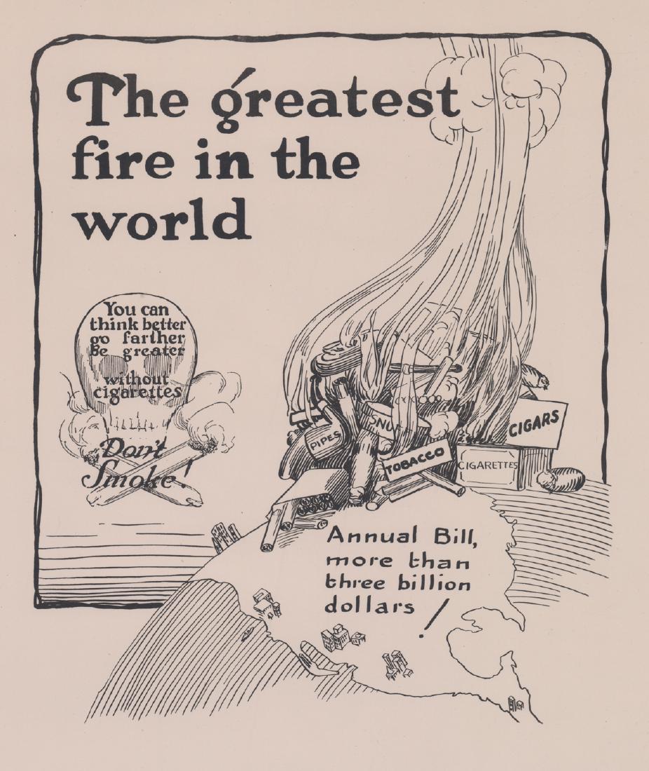 Temperance Movement Anti-Smoking Poster (1 of 4)