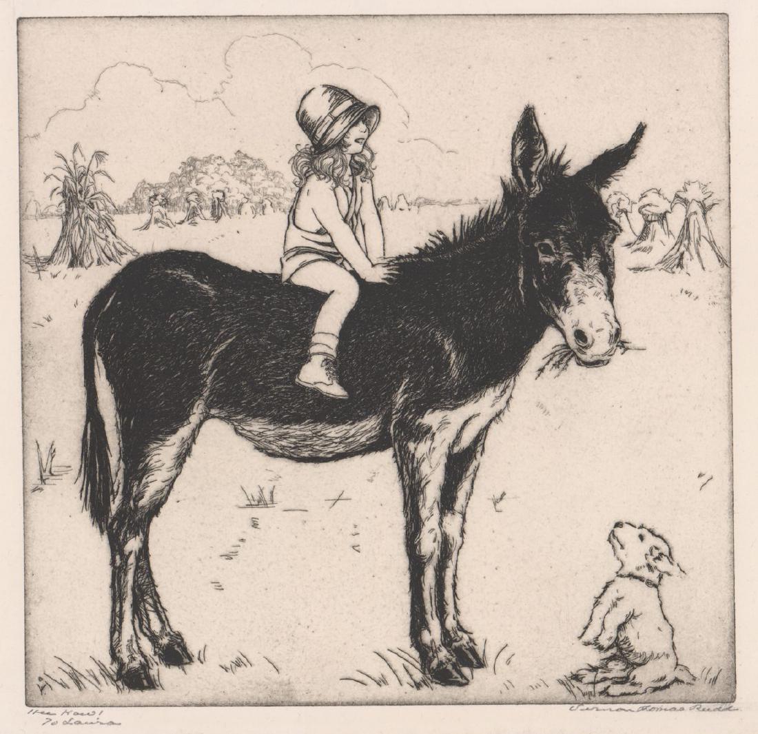 Vernon Thomas Rudd (born 1894) Signed Etching (1 of 5)