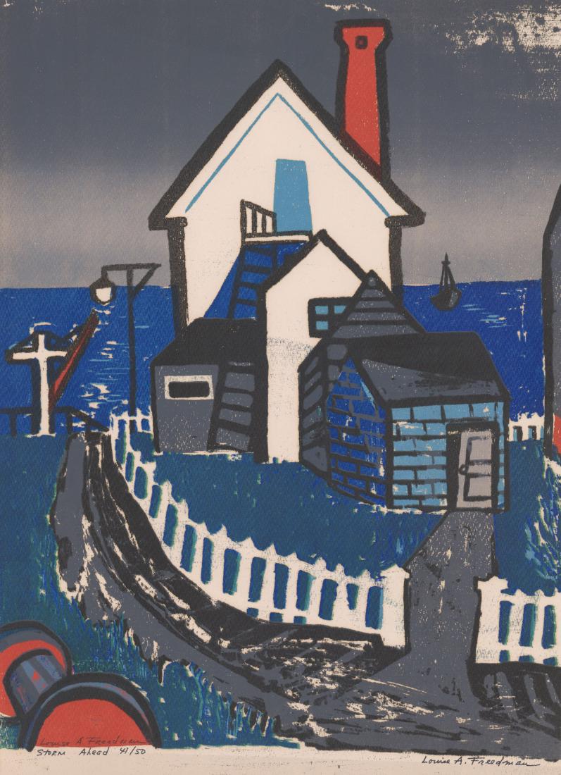 Louise A Freedman Original Color Screen Print (1 of 5)