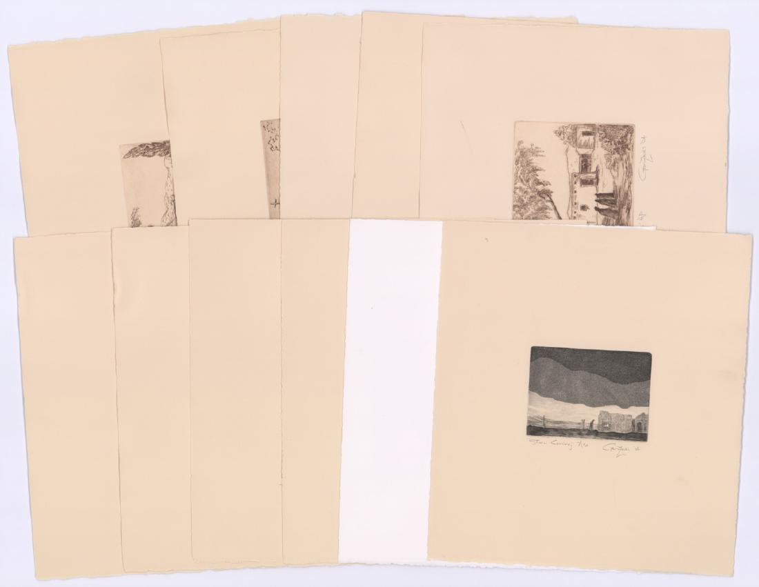 William Gonzales (b.1948) Etchings (11) (1 of 7)