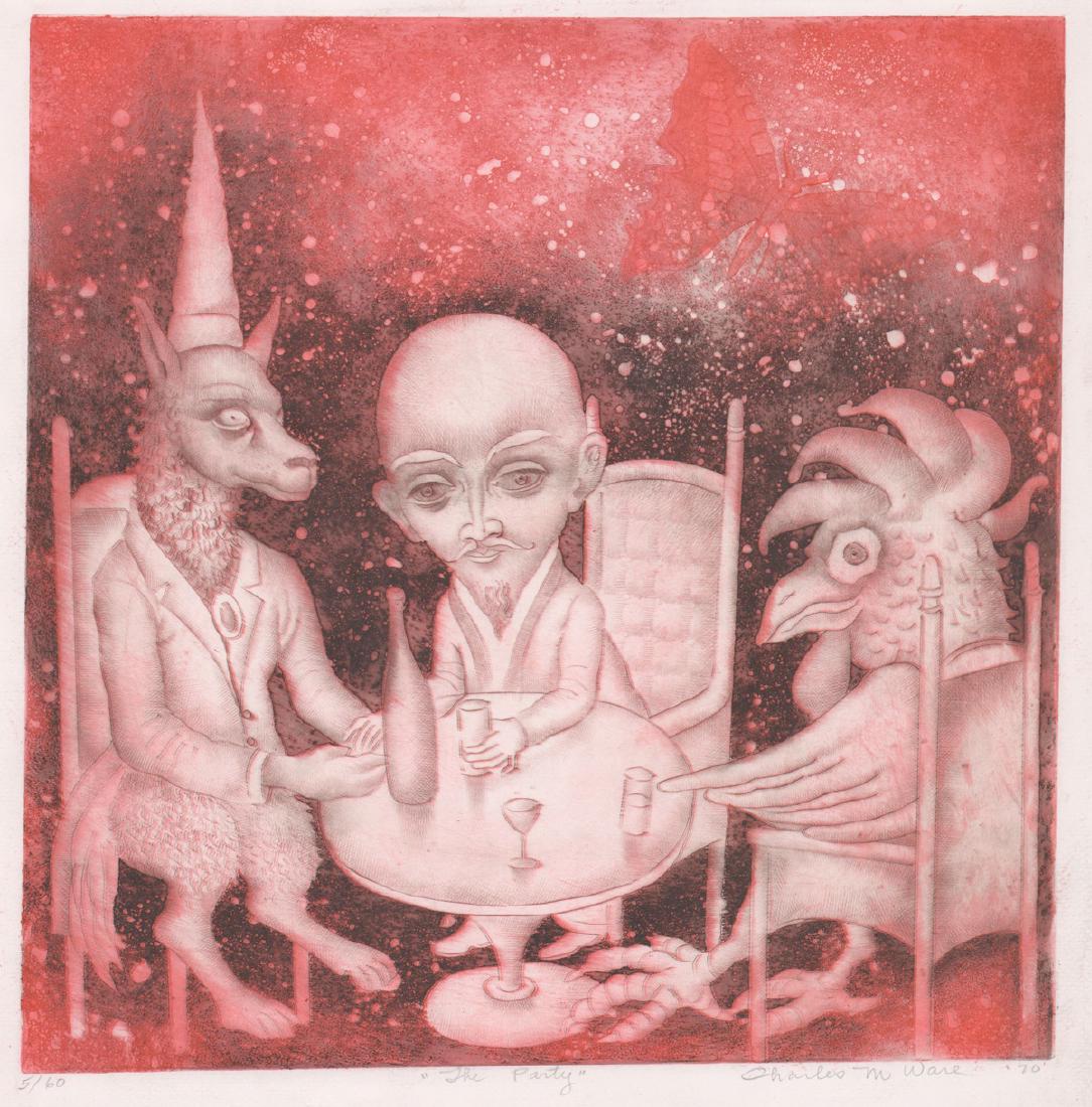 Charles Mott Ware Signed Etching (1 of 6)