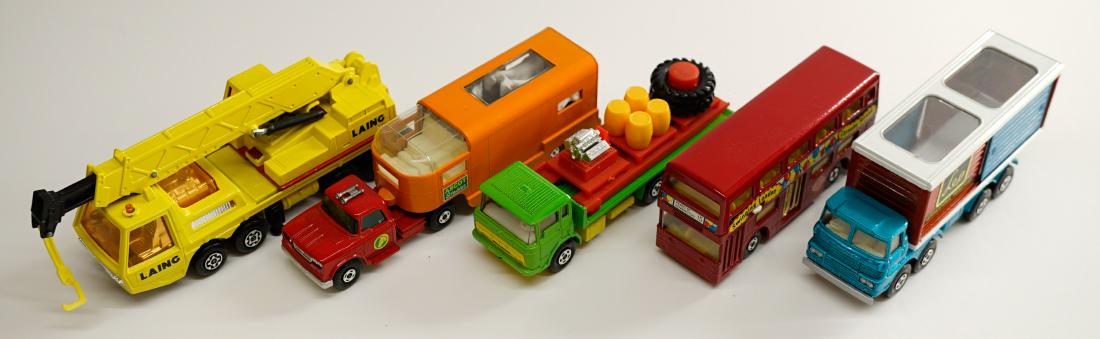 Matchbox King Size Cars NrMt/Mt: Matchbox Lesney King Size group of (5) vehicles. All are NrMt/Mt condition. One owner, these were purchased as collectibles by the consignor and not a toy. These have been handled only a few times. Co