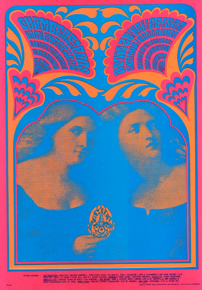 1967 Family Dog Avalon Ballroom Poster FD-59-1 (1 of 5)