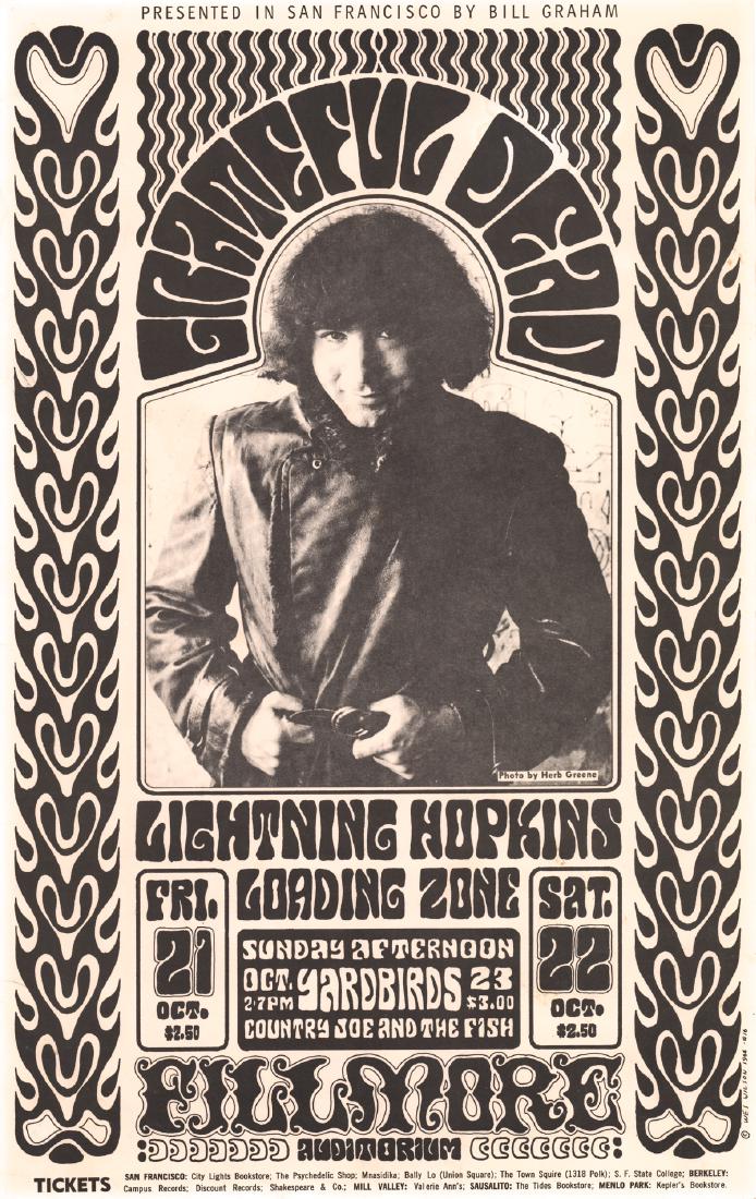 1966 Grateful Dead Fillmore Concert Poster BG-32 (1 of 5)