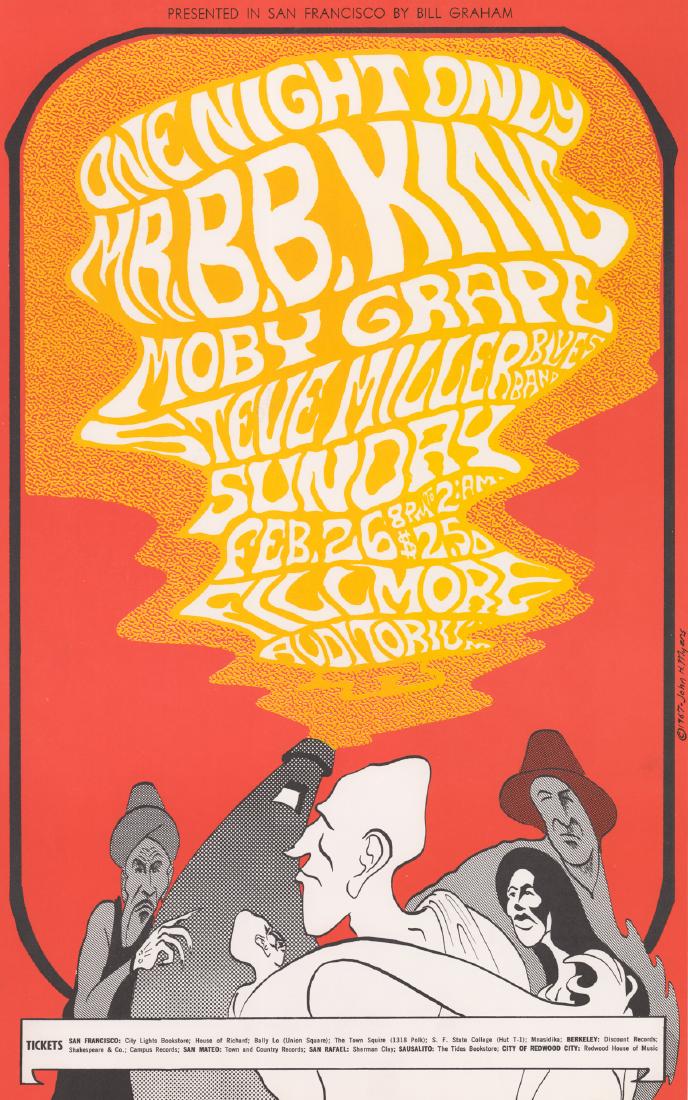 1967 Bill Graham Fillmore Poster BG-52 (1 of 5)