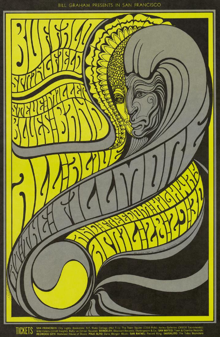 1967 Bill Graham Fillmore Poster BG-61 (1 of 5)