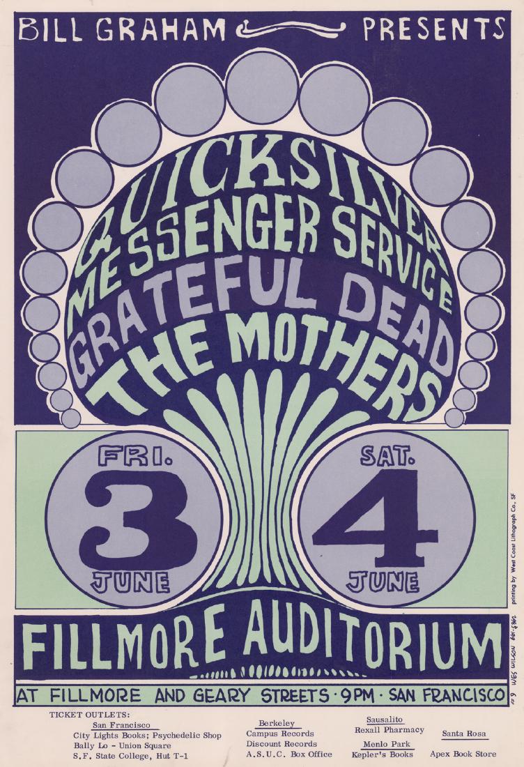 Bill Graham Fillmore Poster BG-9, 2nd Printing (1 of 5)