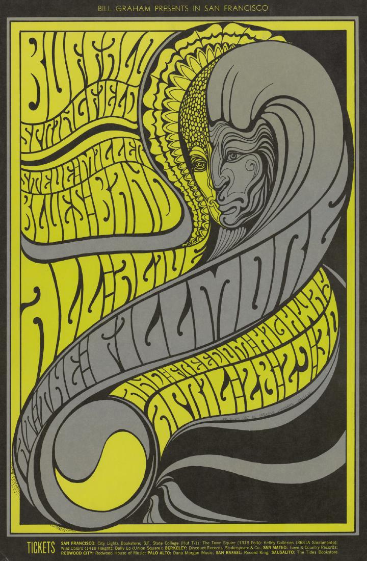 1967 Bill Graham Fillmore Poster BG-61 (1 of 5)