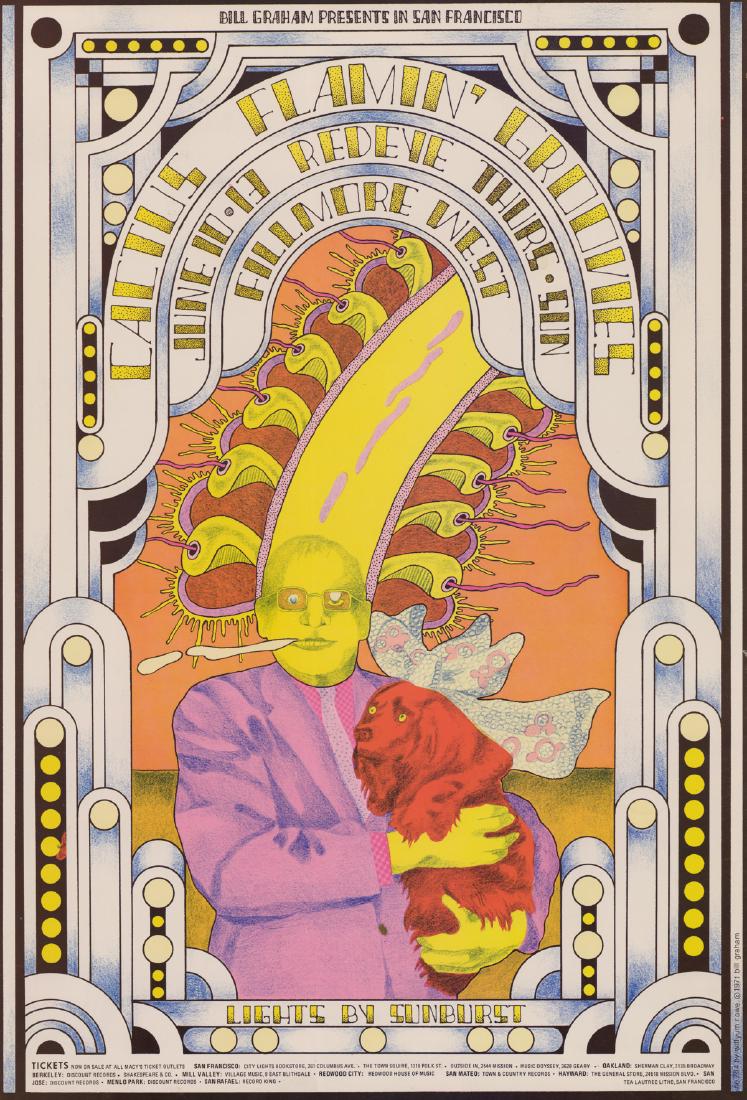 1971 Bill Graham Fillmore West Poster BG-284 (1 of 5)