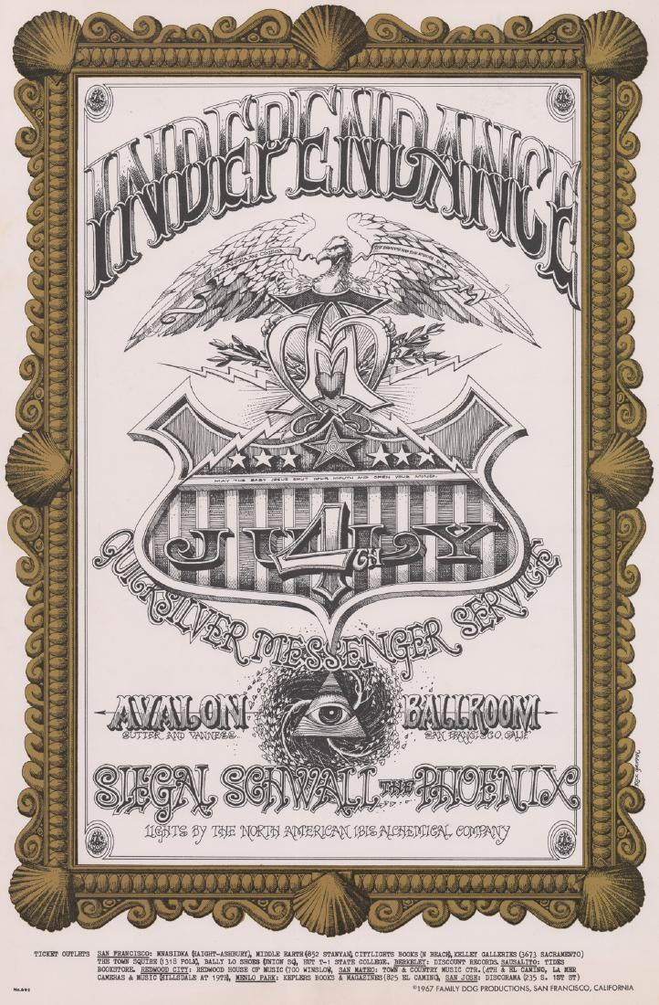 1967 Family Dog Avalon Ballroom Poster FD-69-1 (1 of 5)