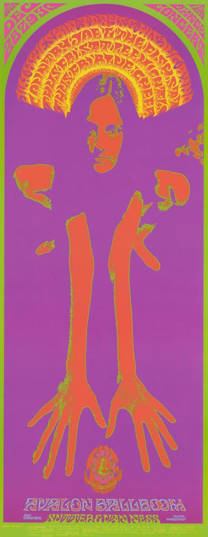 1967 Family Dog Tree Frog Avalon Poster FD-98-1 (1 of 4)