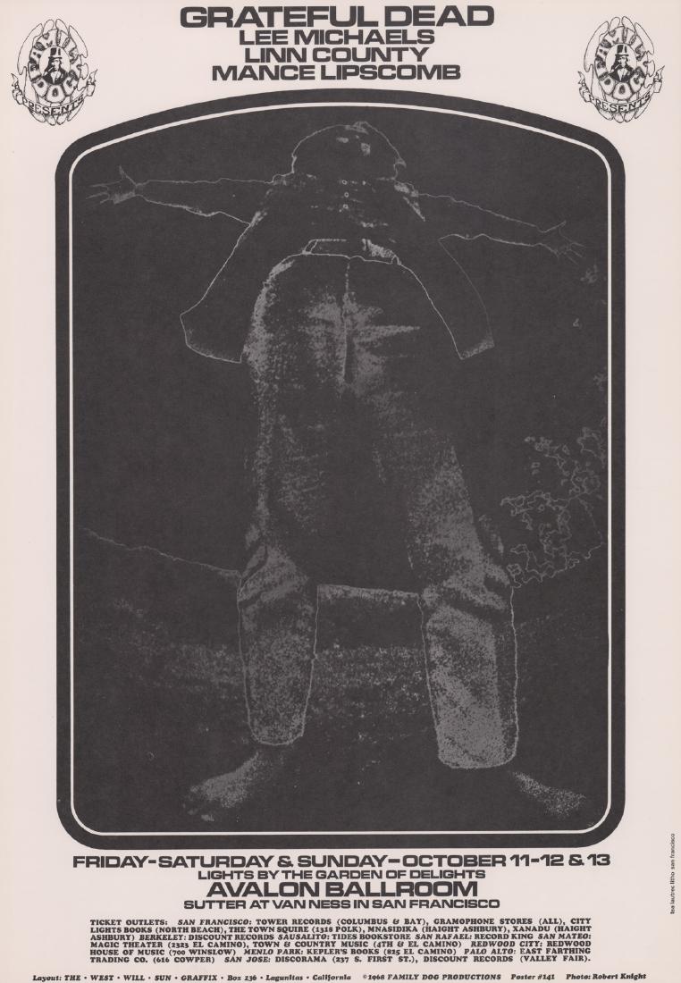 Grateful Dead Avalon Ballroom Poster FD-141 (1 of 5)