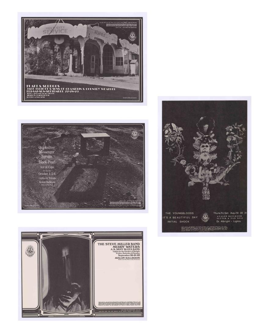 Four 1968 Family Dog Avalon Ballroom Posters (1 of 5)