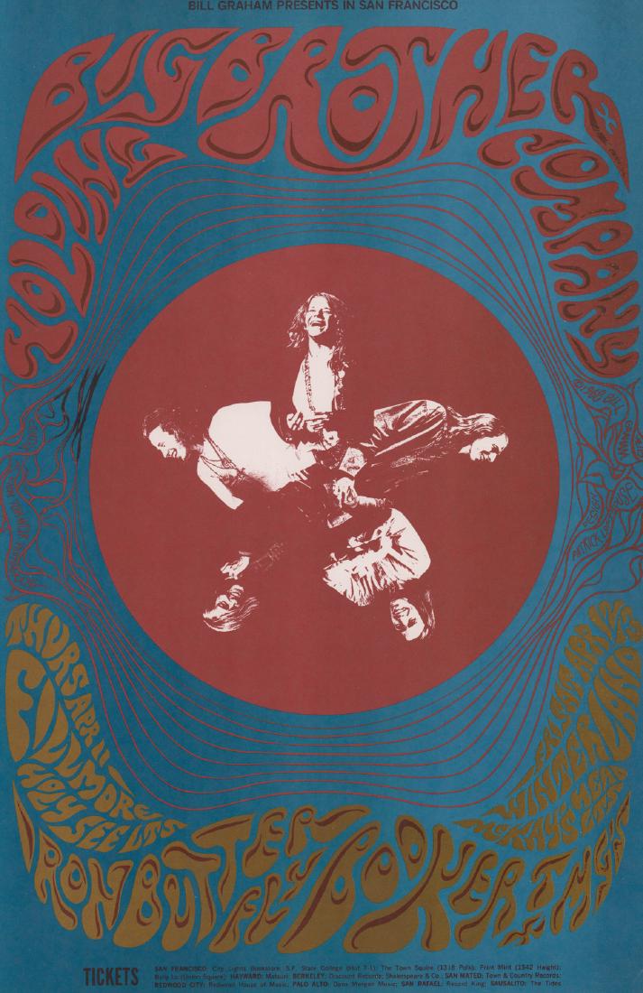 Big Brother/Janis Joplin Rock Poster BG-115-1 (1 of 4)