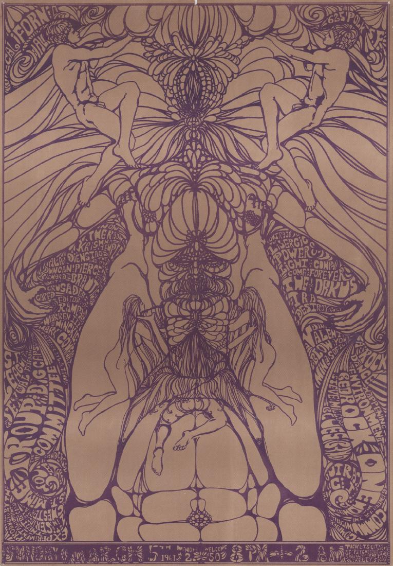 1967 California Hall Steve Miller Poster (1 of 5)