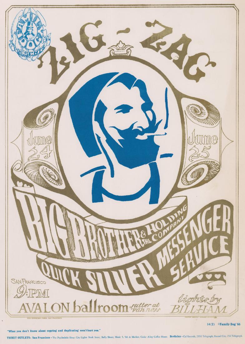 1966 Big Brother Zig Zag Poster FD-14(2) (1 of 5)