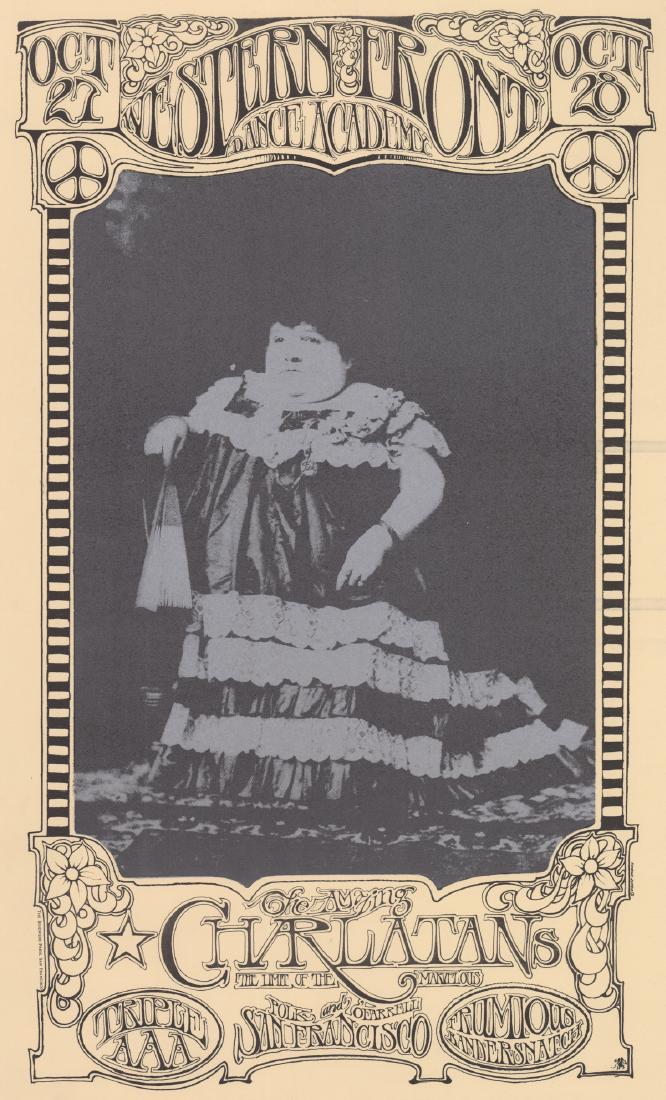 [Charlatans] Western Front Poster October 1966 (1 of 4)