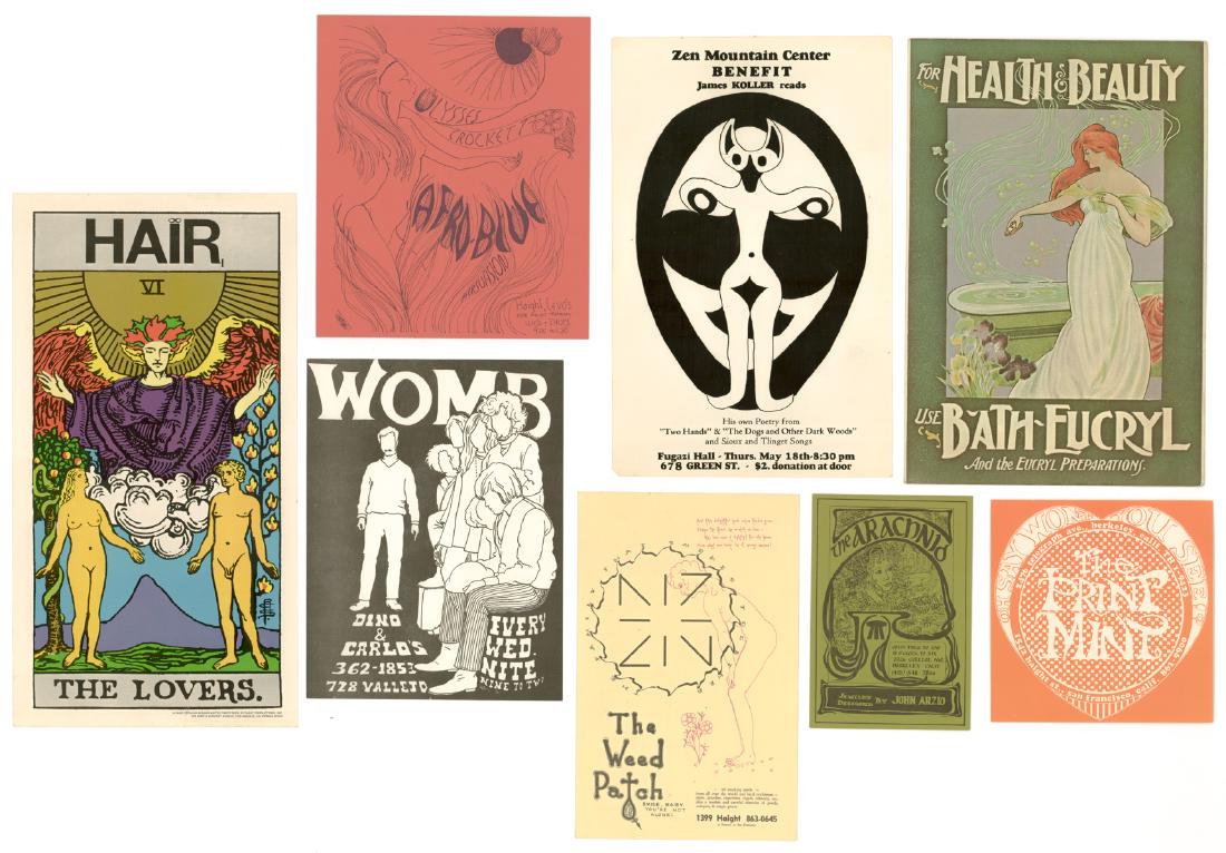 Haight-Ashbury, California Handbills Group of [8] (1 of 1)