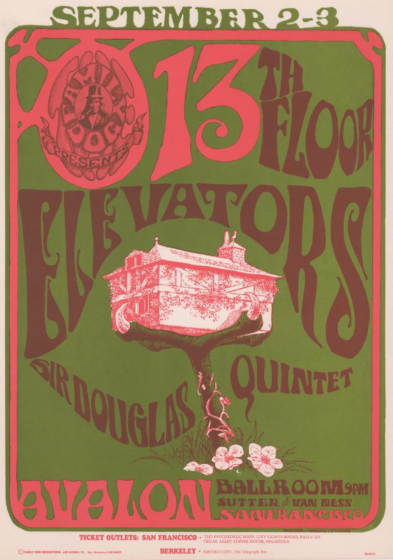 1966 Family Dog Avalon Poster FD-24-2 (1 of 5)