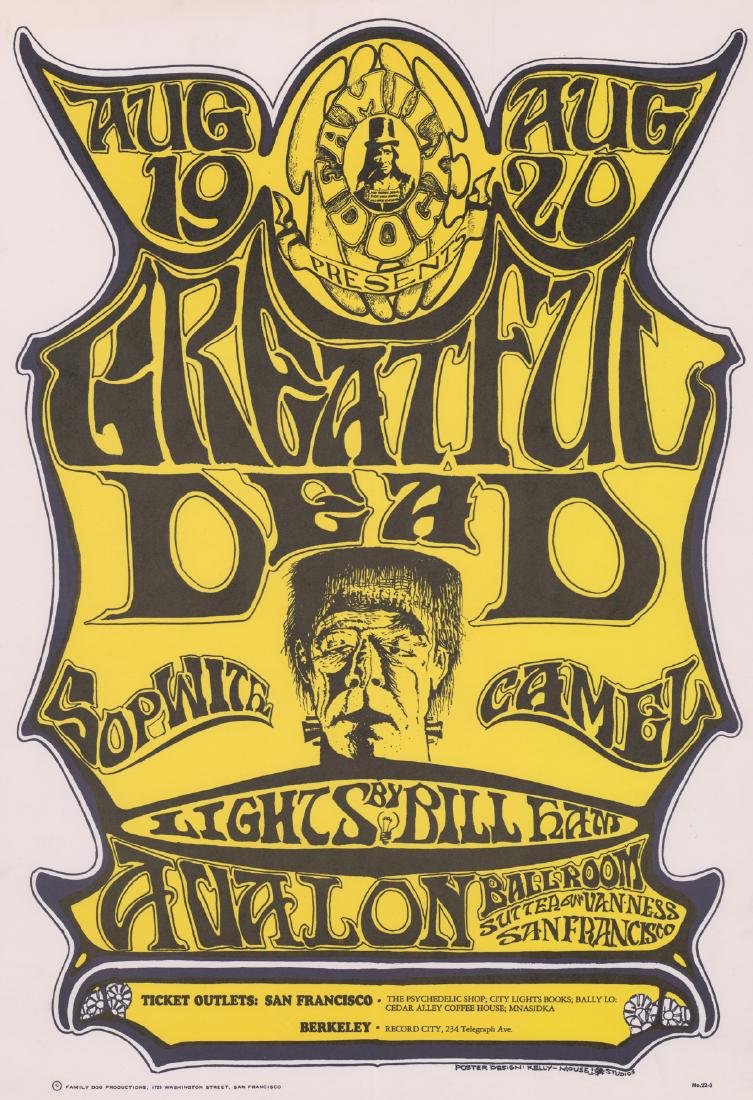 Grateful Dead Family Dog Avalon Poster FD-22-3 (1 of 5)
