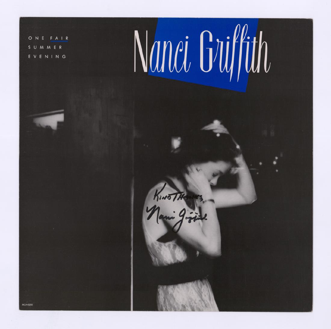 Nancy Griffith Signed LP Record Promo (Album Flat) (1 of 2)