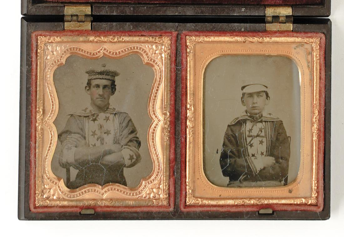 Two Ambrotypes of Boston Baseball Players (1 of 4)