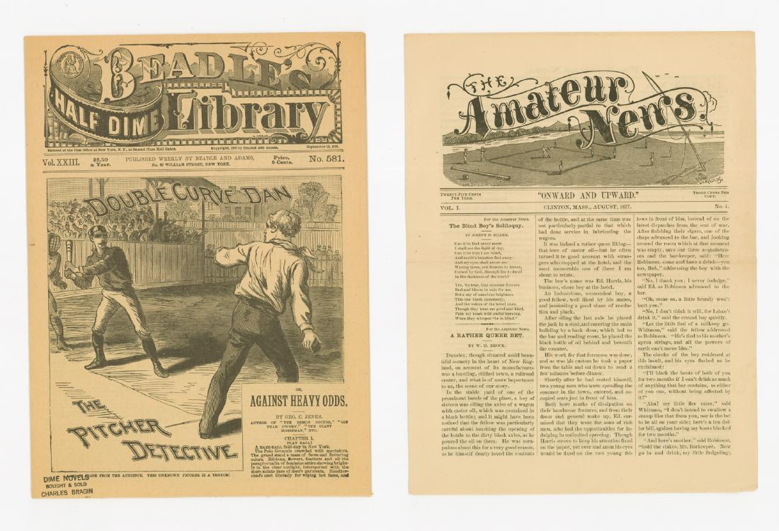 1877 and 1888 Baseball Scene Magazines (1 of 2)