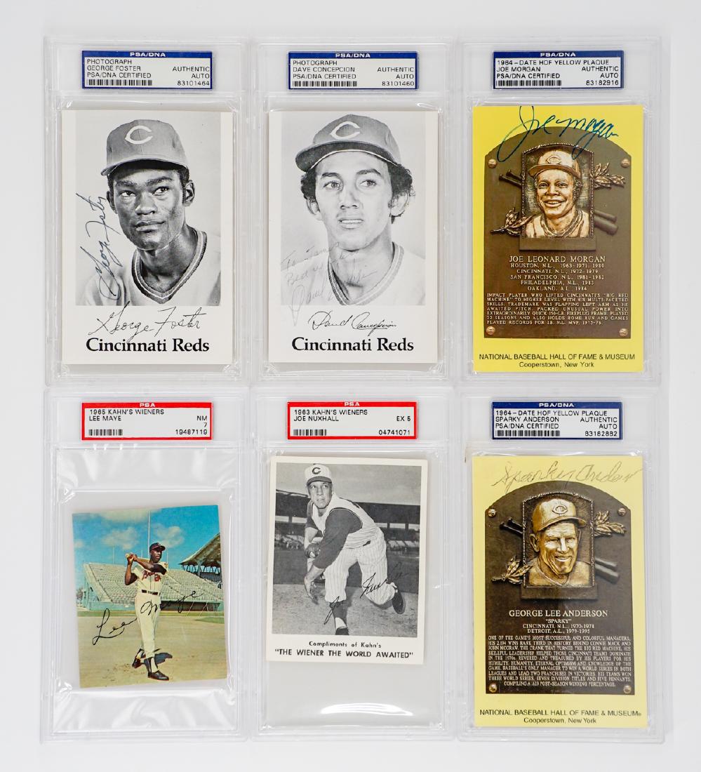 Cincinnati Reds Kahn's Wieners and Autographs (6) (1 of 2)