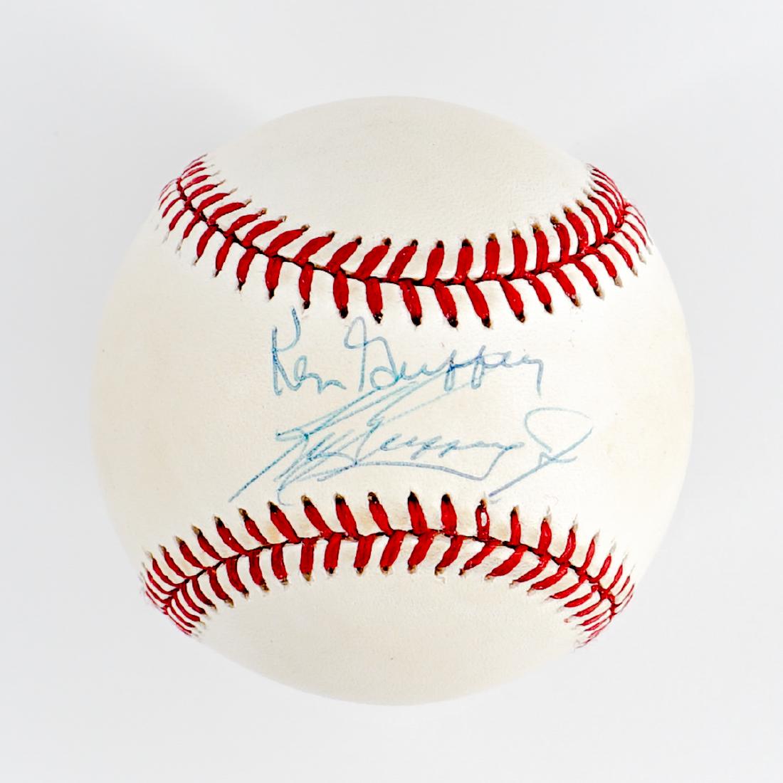 Ken Griffey, Jr. and Sr. Signed Baseball w/LOA (1 of 6)