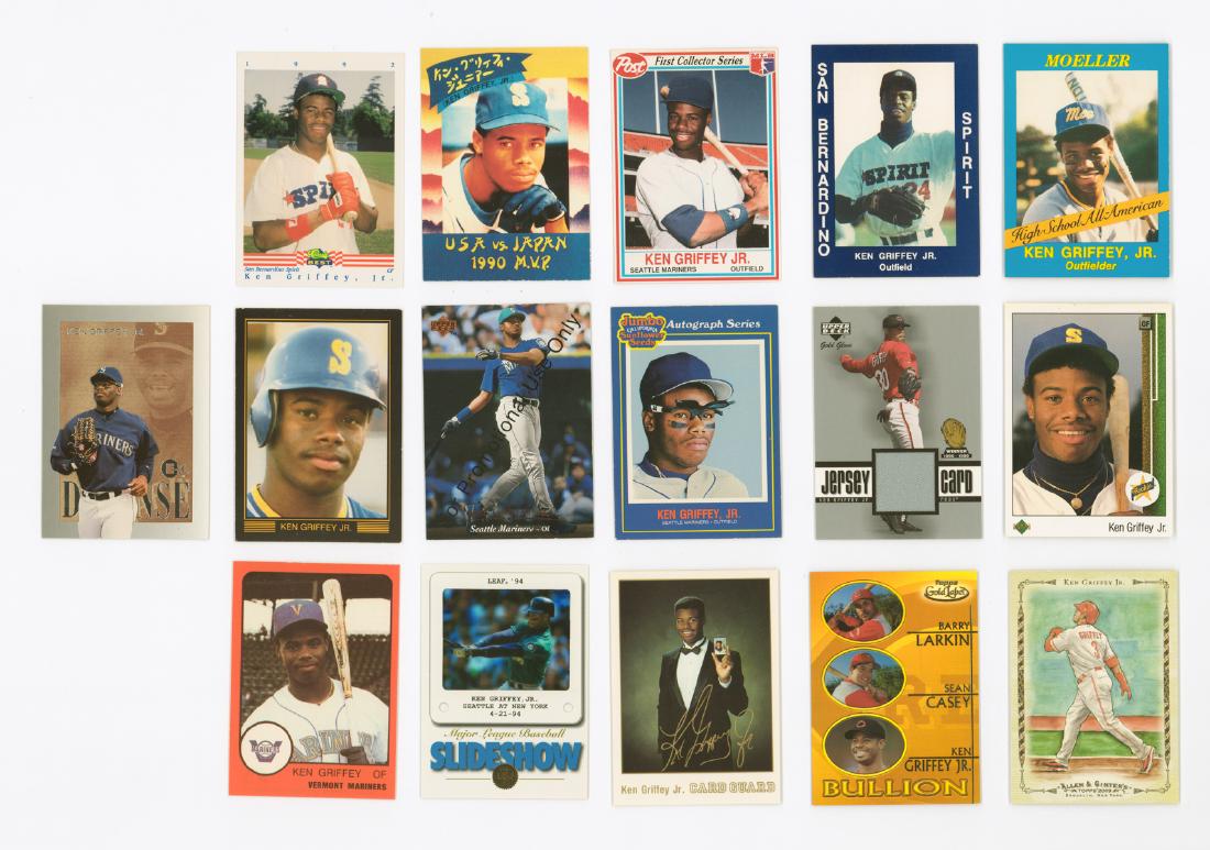 Ken Griffey, Jr. Rookie Cards, Inserts and more (1 of 2)